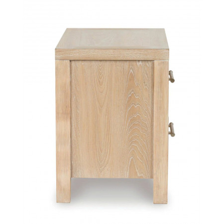 B5822 - 92 : Tủ Đầu Giường 02 Ngăn Kéo - Màu Kem Sứ Nung